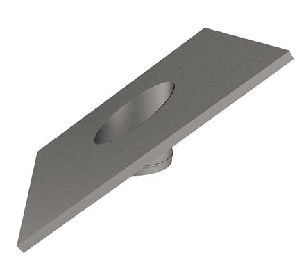 Фланец наклонный с изол V50R D300/400 нерж